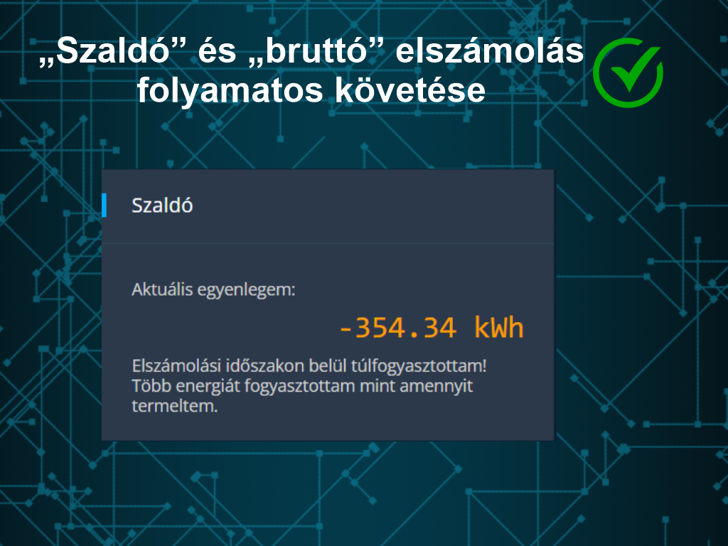 szaldó bruttó elszámolás